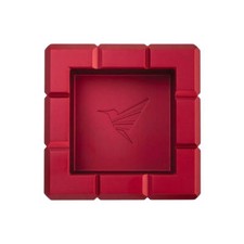 Colibri Heritage Cube - roter Zigarrenascher aus Metall - 4 Ablagen