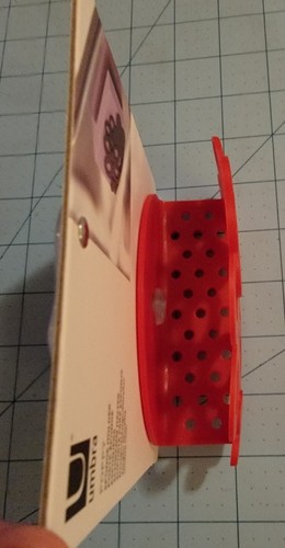 Umbra Brand: Red Plastic "Poppy" Kitchen Sponge Holder - New With Free Shipping - Foto 3 di 10