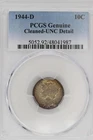 1944 D Toned Mercury Silver Dime PCGS UNC DETAILS - *DoubleJCoins* JL1100-225