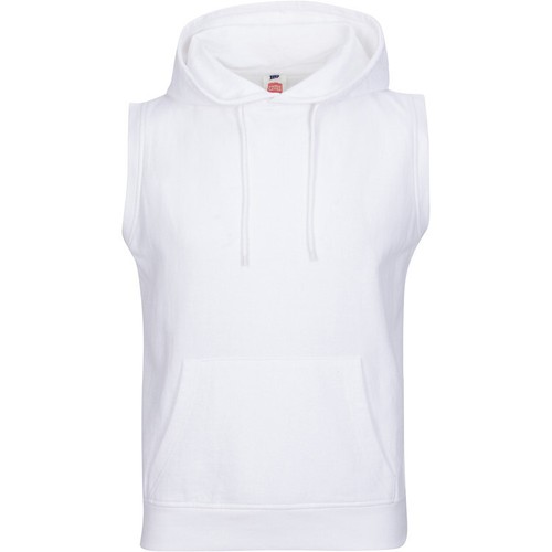 French Terry Sleeveless Pullover Hoodie - Picture 9 of 18