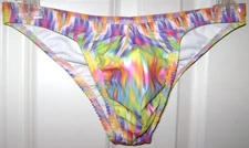 NEW  RARE un-branded  Floral swim / poser  bikini  IN SIZE XSMALL. N/L SPANDEX
