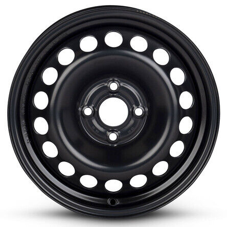 New Wheel For 2005-2010 Chevrolet Cobalt 15 Inch Black Steel Rim - Picture 1 of 9