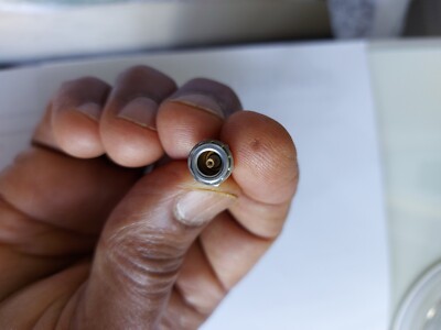 Lemo Connector. Schalttafeleinbau, Serie ERN 00, Lötkontakt.