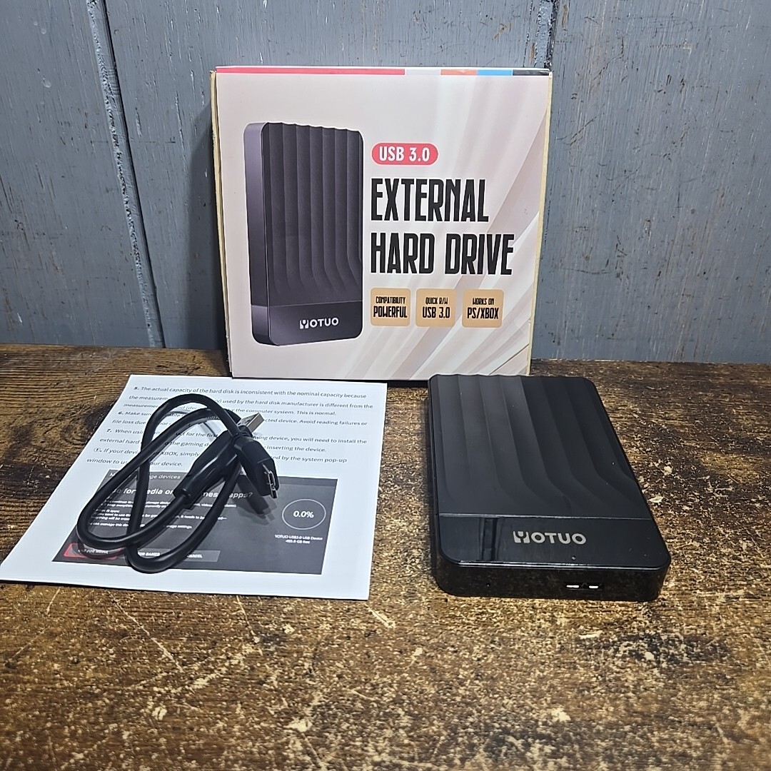 Portable External Hard Drive 1TB Storage Expansion Mobile HDD USB 3.0 for PC,...-image