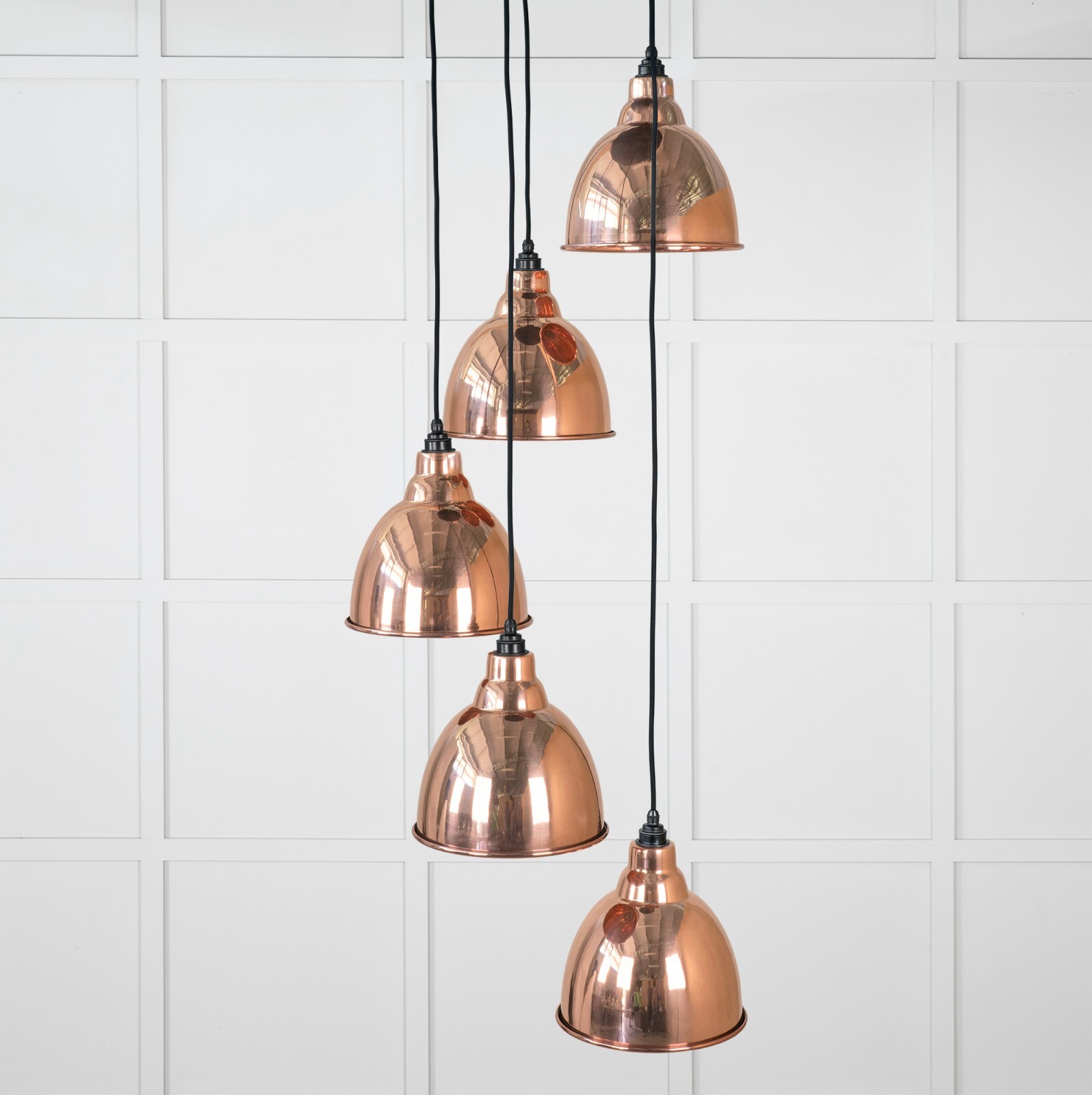 From The Anvil 49736 Smooth Copper Brindley Cluster Pendant