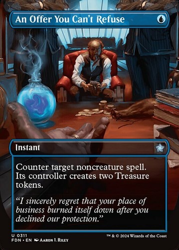 An Offer You Can't Refuse (Borderless) Foil - MTG Foundations