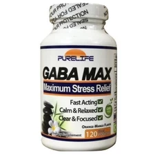 PureLife GABA MAX for Stress Anxiety Relief Relaxation Mood Focus 60 Serves 120g
