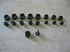 Kenwood TS-850S COMPLETE front panel knob set less VFO in Excellent shape