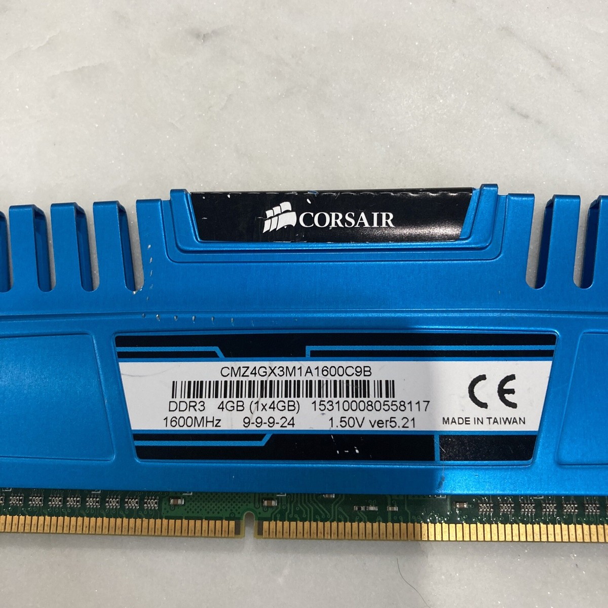 Corsair GB UDIMM 1600 MHz PC3-12800 DDR3 Memory