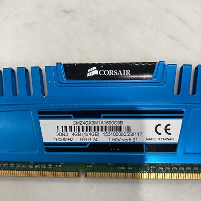 Corsair GB UDIMM 1600 MHz PC3-12800 DDR3 Memory
