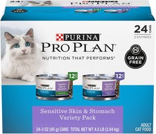 purina sensitive skin cat food