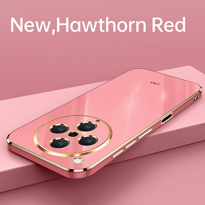 For Oppo Find X8 Pro, Luxury Shockproof Plating Border Soft TPU