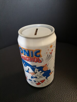 Selten Original Sonic the Hedgehog - Spardose Puzzle - 1994 - Sehr Guter Zustand