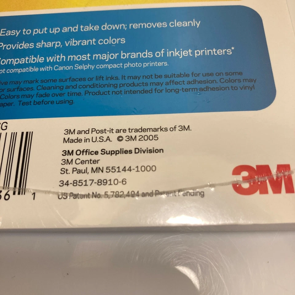 Post-It Print Peel and Stick 4x6 Semi Gloss Picture Paper 25 Sheets - Image 4 of 4