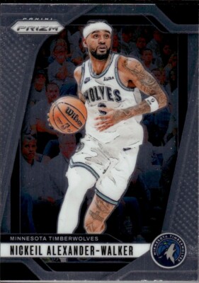 Nickeil Alexander-Walker 2024-25 Panini Prizm Silver #135 Minnesota Timberwolves