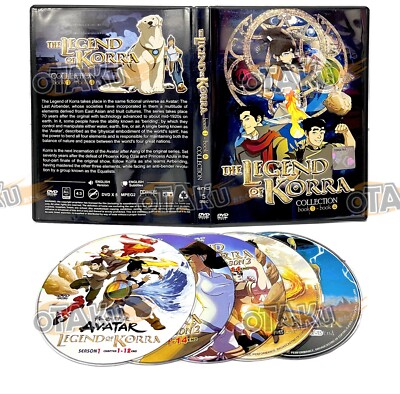 AVATAR - THE LEGEND OF KORRA (COMPLETE BOOK 1-4) - ANIME TV DVD