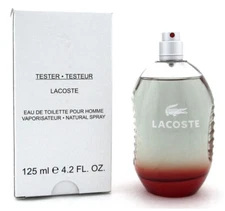 Lacoste Style in Play RED Men 4.2 oz 125 ml Eau De Toilette Spray Same As Photo