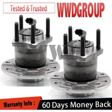Pair Rear Wheel Hub and Bearings Assembly For 2008 2009 Saturn Astra 1.8L w/ ABS