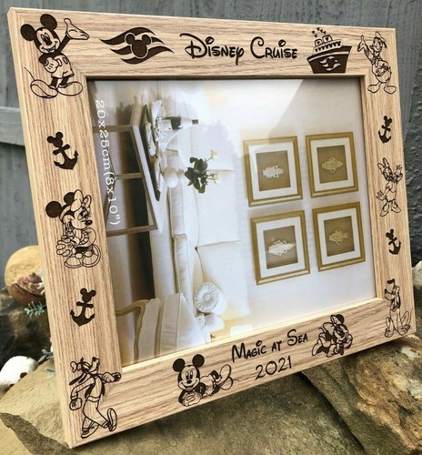 Personalised Disney Cruise 21 Photo Frame Engraved Landscape Special Limited Ebay
