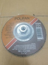 Polifan Flap Discs 7x5/8-11 80 Grit PFERD 62040. 16 are available