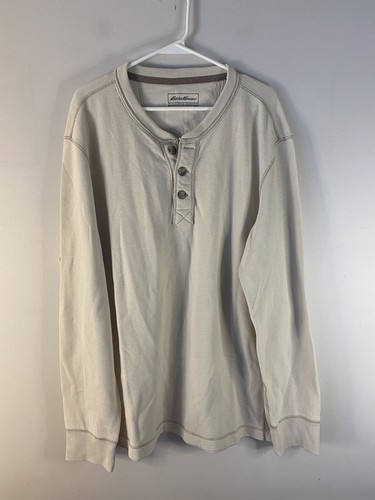 Outdoor Thermal Waffle Shirt Cream 