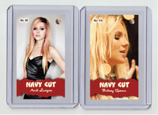Britney Spears rare MH Navy Cut 'd x/3 Tobacco card no. 116