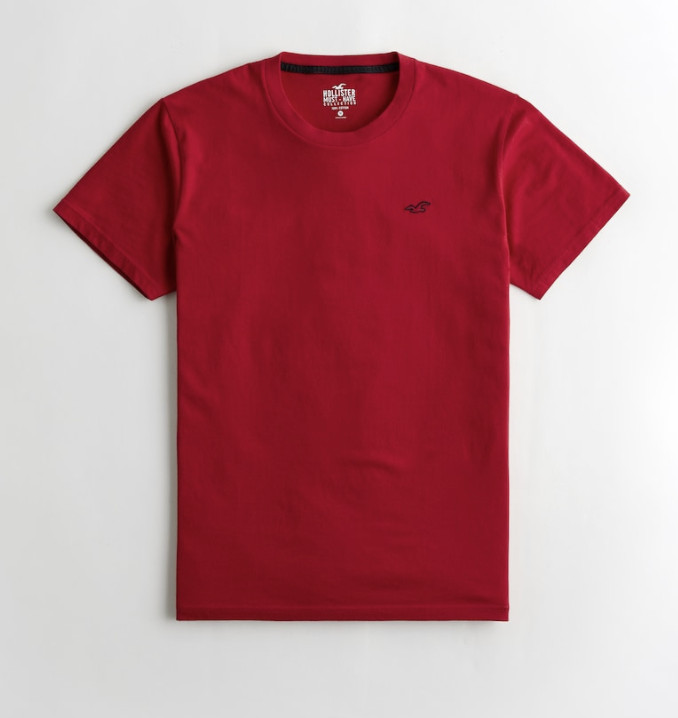 Hombre Camisa Hollister Roja Camisas De Vestir Hollister Para