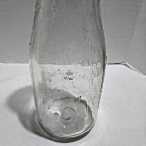 Vtg John F Uhde Milk Dairy Pint Milk Bottle Joliet IL Illinois ILL - Picture 4 of 5