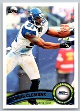 2011 TOPPS CHRIS CLEMONS SEATTLE SEAHAWKS #102