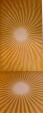 2 1960S VARI VUE RARE GOLD SUNBURST LENTICULAR MOVING PICTURES NOS