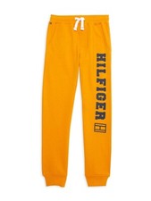 Tommy Hilfiger Boy's Logo Joggers Size 8-20 Gold New