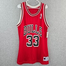 Vintage Champion Size 44 Scottie Pippen Jersey Chicago Bulls 90's Deadstock New
