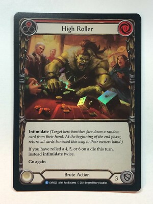 Flesh And Blood Everfest High Roller (Red) EVR005 Foil 1st Edition NM/M