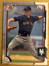 2015 Bowman Chrome First 1st Max Wotell Baseball Card Rookie (RC) #103 Mets EXMT. rookie card picture