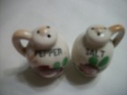 Vintage Small Jug Salt & Pepper Shakers - 2 1/2" Tall - Floral Design - Japan — photo 3