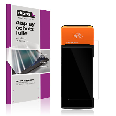 5x Schutzfolie für Sunmi V2 Pro Display Folie klar Displayschutzfolie