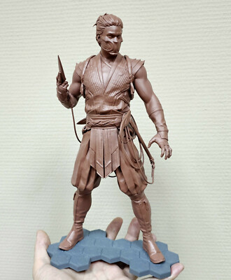 Scorpion 3D Printed Figure - Mortal Kombat Iconic Hellspawn Collectible