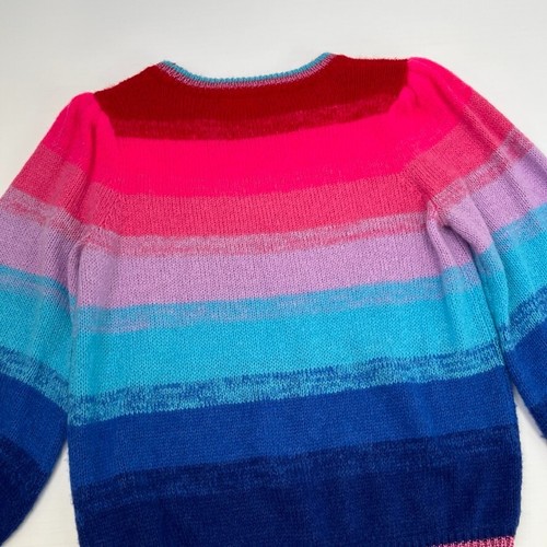 Lilly Pulitzer Sweater Women Small Hali Ombre Sunset Stripe Metallic Core No - Picture 9 of 13