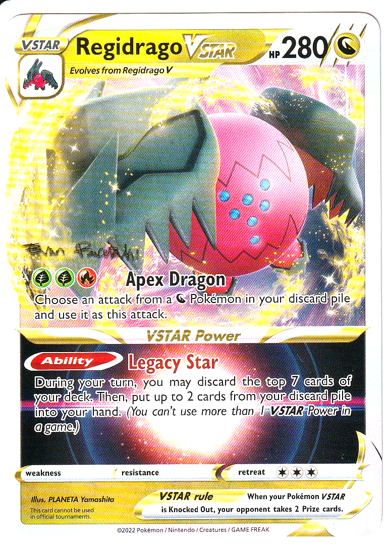 2024 pokémon trading card game world championships deck regidrago vstar Regidrago VSTAR world championship 2024 Pokemon Card