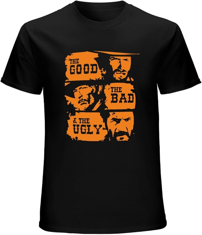 The Good The Bad & The Ugly T-Shirt Western Movie, Retro Cult Film Unisex tee