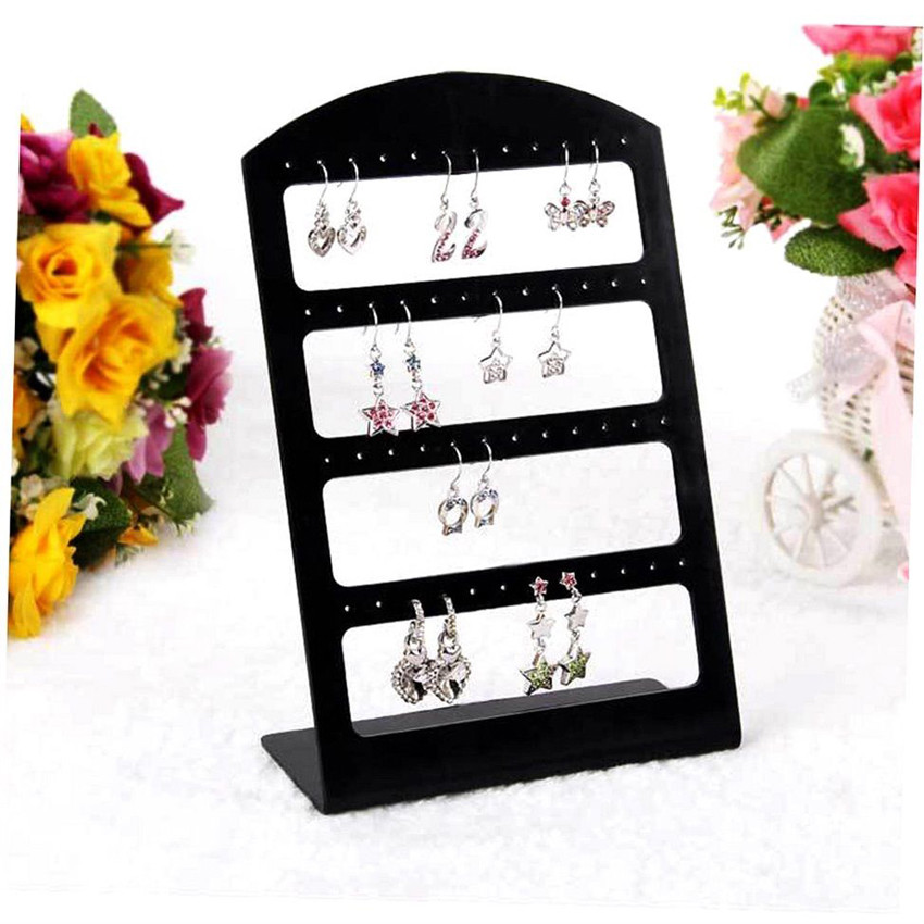 1X Earrings Ear Studs Display Rack Stand Jewelry Organizer Holder 24/48 ...