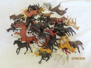 large plastic horses