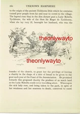 Tichborne, Hampshire, Book Illustration (Print), 1926