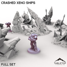 Crashed Xeno Ships - Space Elves Grimdark Wargaming