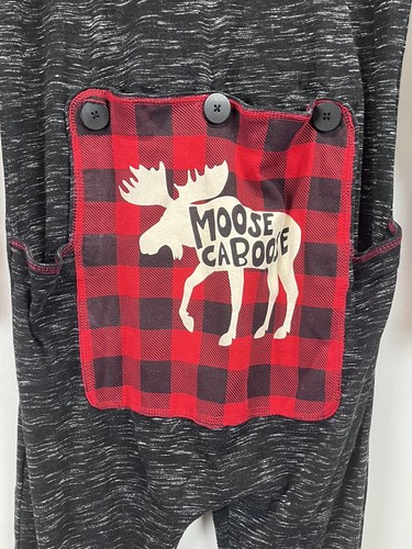 Adult Lazy One One Piece Pajamas Sz M VGUC Moose Caboose - Picture 4 of 5