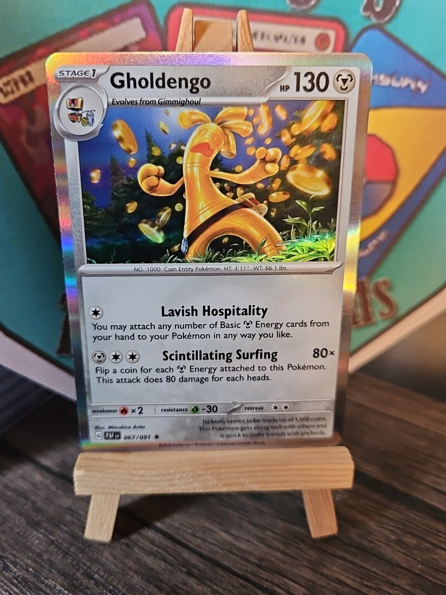 ポケモンカードゲーム 25yearsagoNotforsale,unopenedANAgoldpass Pokemon - Gholdengo - 067/091 - SV - Paldean Fates - Rare NM | eBay