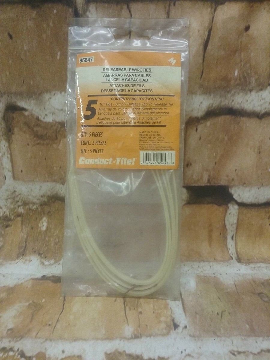 85647 Conduct Tite Releaseable Wire Ties | eBay