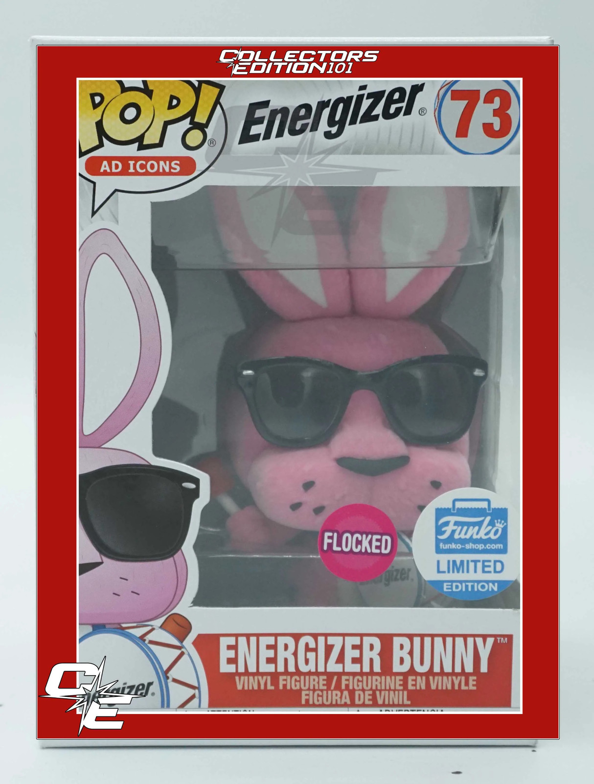 Funko Pop! Energizer Bunny #73 (Exclusivo De Tienda En Línea Flocked Funko)