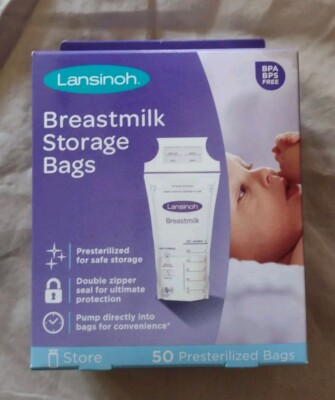 Lansinoh breast milk storage bags 50ct