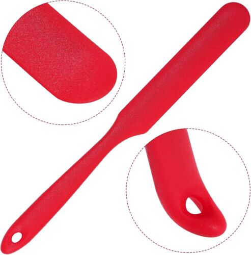 6 Pack Silicone Jar Spatula Jam Spreader for Peanut Butter Baking Cake Icing - Picture 3 of 6